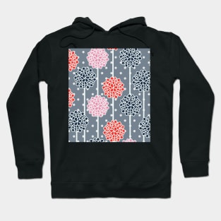 Blossom pattern with dots Hoodie